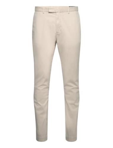 Jarrett Stretch Slim Fit Sateen Pant Bottoms Trousers Chinos Beige Pol...