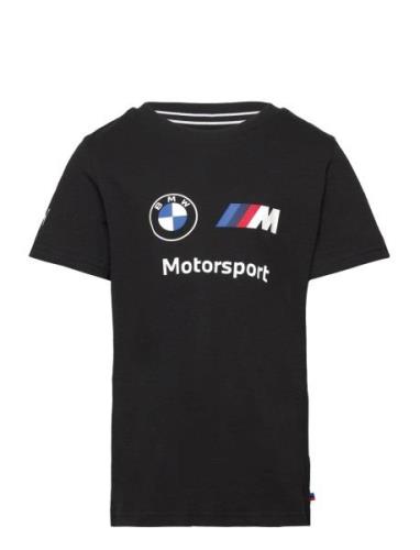 Bmw Mms Kids Ess Logo Tee Sport T-shirts Short-sleeved Black PUMA Moto...