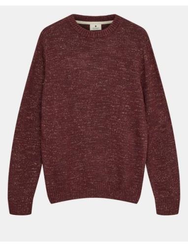 Aksune Space Yarn Crew Neck Tops Knitwear Round Necks Burgundy Anerkje...