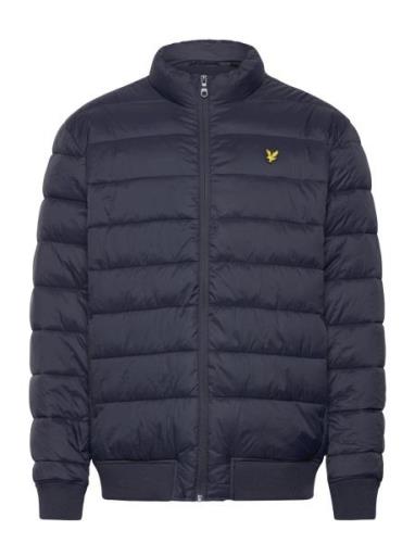 Funnel Neck Wadded Jacket Fôret Jakke Navy Lyle & Scott