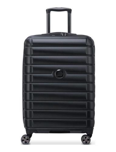 Shadow 5.0 66 Cm Trolley Case Bags Suitcases Black DELSEY PARIS