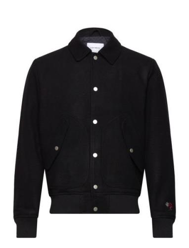 Rhett Varsity Jacket Bomberjakke Jakke Black Les Deux