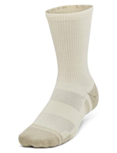 Ua Performance Tech 3Pk Crew Sport Socks Regular Socks Beige Under Arm...