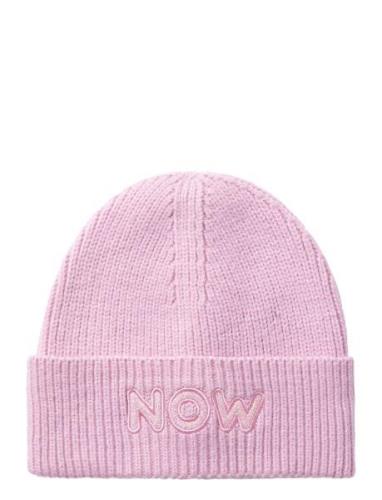 Nmfmouse Knit Beanie Accessories Headwear Hats Beanie Pink Name It