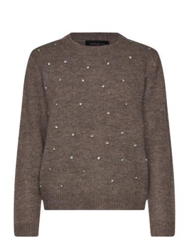 Cmdiamond-Pullover Tops Knitwear Jumpers Brown Copenhagen Muse