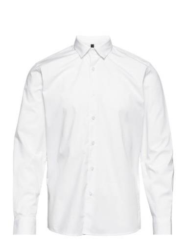 Vicbbessense Shirt, Easy Care Tops Shirts Business White Bruuns Bazaar