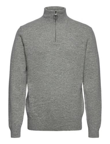 Barbour Essential Lambswool Half Zip Tops Knitwear Half Zip Jumpers Gr...