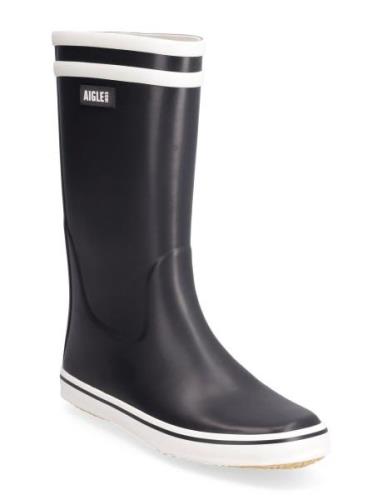 Ai Malouine 2 Marine/Blanc Regnstøvler Sko Black Aigle