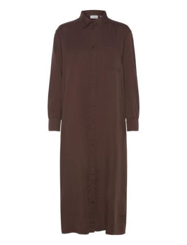 Gabasz Dress Knelang Kjole Brown Saint Tropez