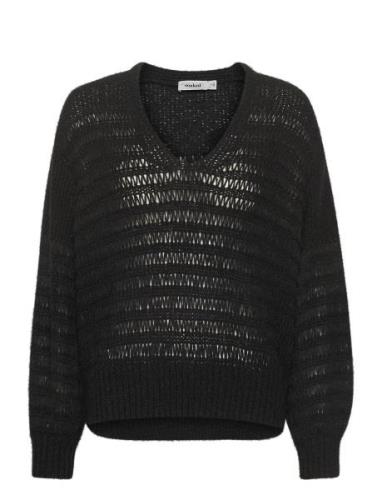 Slvirana Pullover Tops Knitwear Jumpers Black Soaked In Luxury