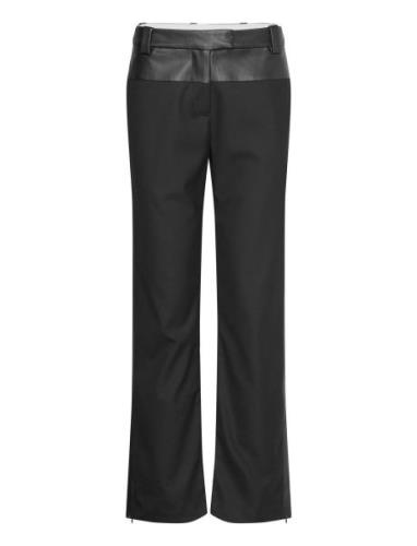 2Nd Shaw - Tailoring Bottoms Trousers Leather Leggings-Bukser Black 2N...