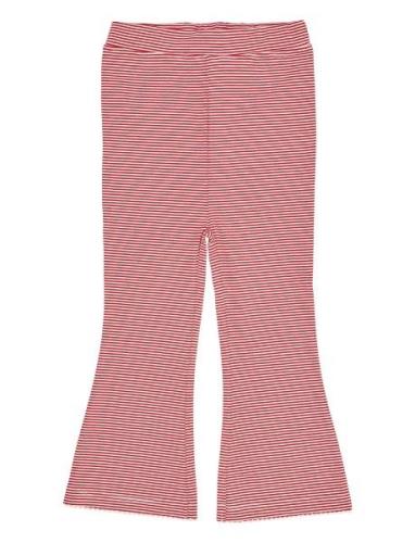 Striped Flare Pant Bottoms Trousers Red Copenhagen Colors