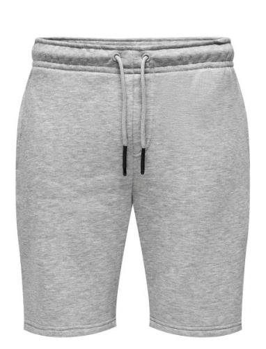 Onsceres Sweat Shorts Noos Bottoms Shorts Sweat Shorts Grey ONLY & SON...