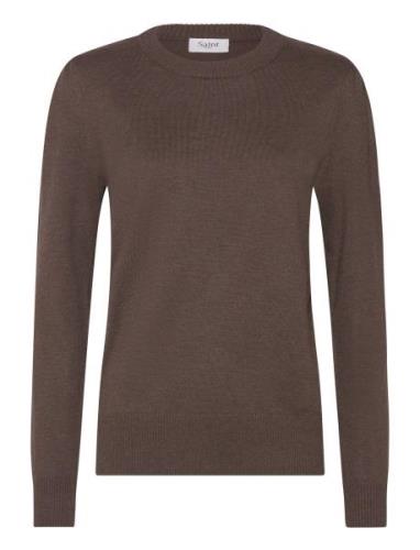 Milasz Pullover Tops Knitwear Jumpers Brown Saint Tropez