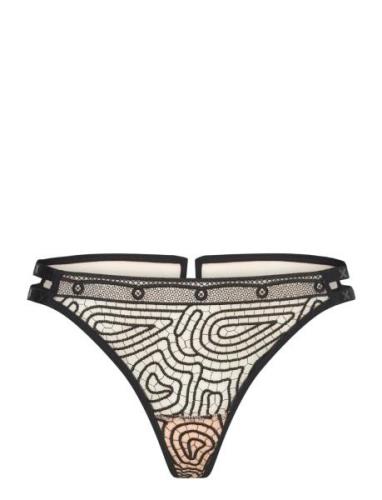 Vibrate Tanga Truse Brief Truse Black Chantelle X