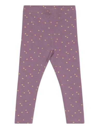 Nmfvivian Glitter Legging Bottoms Leggings Pink Name It