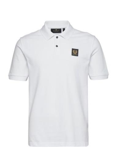 Belstaff Polo Black Designers Polos Short-sleeved White Belstaff