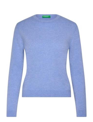 Sweater L/S Tops Knitwear Jumpers Blue United Colors Of Benetton