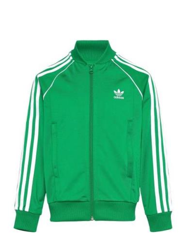 Sst Track Top Sport Sweat-shirts & Hoodies Sweat-shirts Green Adidas O...