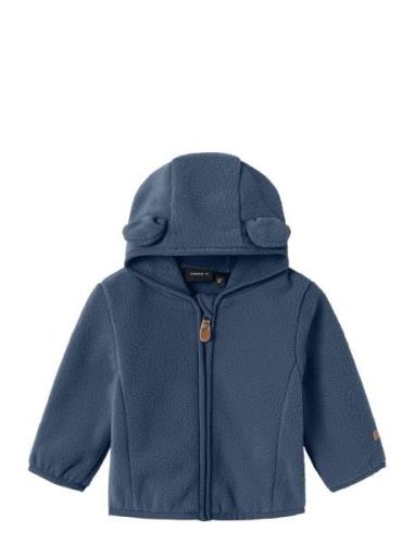 Nbnmeeko Fleece Jacket Outerwear Fleece Outerwear Fleece Jackets Navy ...