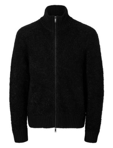 Slhted Ls Knit Relaxed Full Zip Cardigan Tops Knitwear Full Zip Jumper...