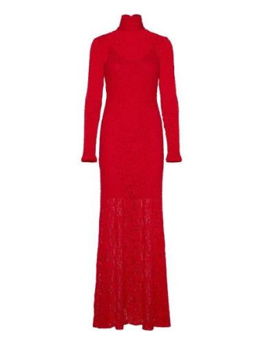 Janasia Lace Dress Maxikjole Festkjole Red Twist & Tango