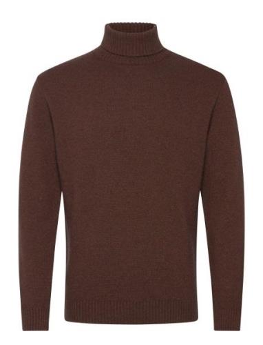 Ragnar Tops Knitwear Turtlenecks Brown SIR Of Sweden