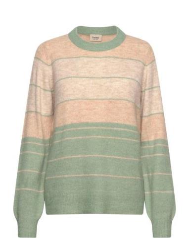 Frellis Pu 2 Tops Knitwear Jumpers Green Fransa