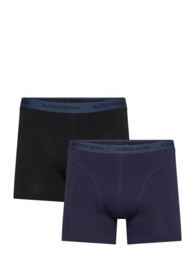 Cotton Stretch Boxer 2P Boksershorts Navy Björn Borg