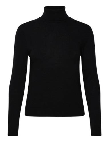 Turtle Neck Sweater Tops Knitwear Turtleneck Black United Colors Of Be...