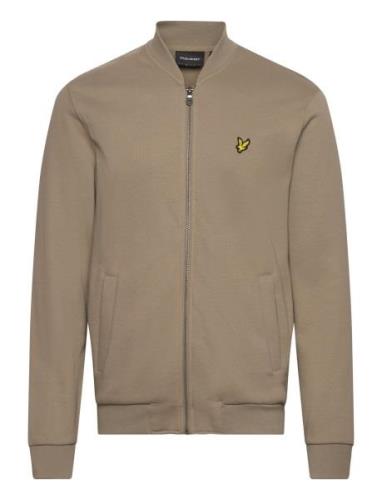 Jersey Bomber Tynn Jakke Beige Lyle & Scott