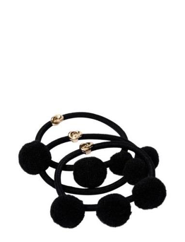 Hair Tie Pom Pom "Ibiza" 3-Pack Accessories Hair Accessories Scrunchie...