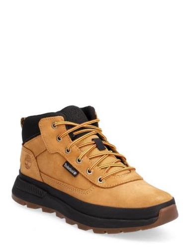 Mid Lace Up Sneaker Høye Sneakers Brown Timberland