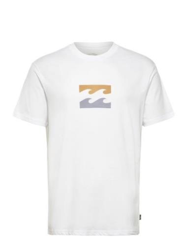 Team Wave Ss Tops T-shirts Short-sleeved White Billabong