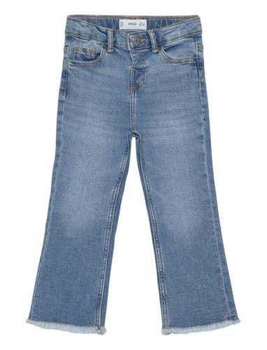 Flared Jeans Bottoms Jeans Regular Jeans Blue Mango