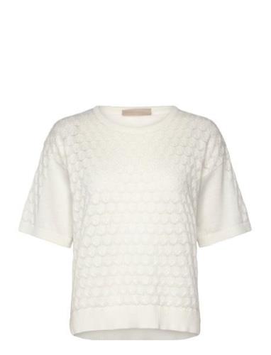 Fqdodo-Pullover Tops Knitwear Jumpers Cream FREE/QUENT