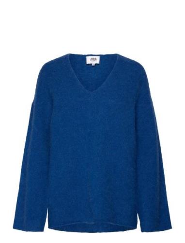 Nessia Knitted Sweater Tops Knitwear Jumpers Blue Twist & Tango