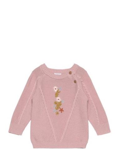 Hcpanya - Jumper Tops Knitwear Pullovers Pink Hust & Claire