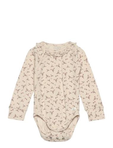 Hcbing - Bodysuit Bodies Long-sleeved Cream Hust & Claire