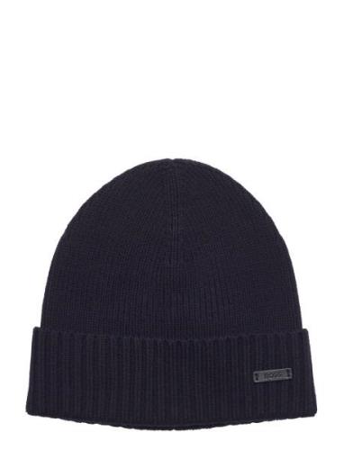 Fati Accessories Headwear Beanies Blue BOSS