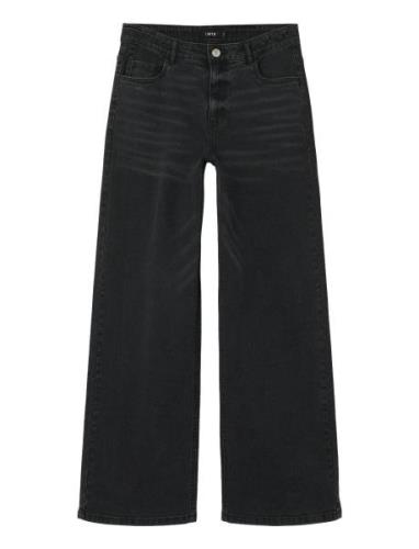 Nlfteppi Dnm Nw Wide Pant Noos Bottoms Jeans Wide Jeans Black LMTD