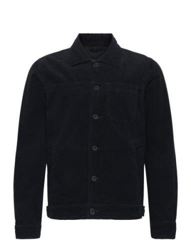 Corduroy Overshirt Tops Overshirts Black Lindbergh