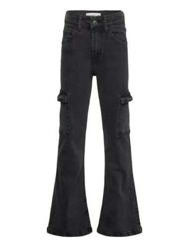 Cargo Jeans Bottoms Jeans Regular Jeans Black Mango