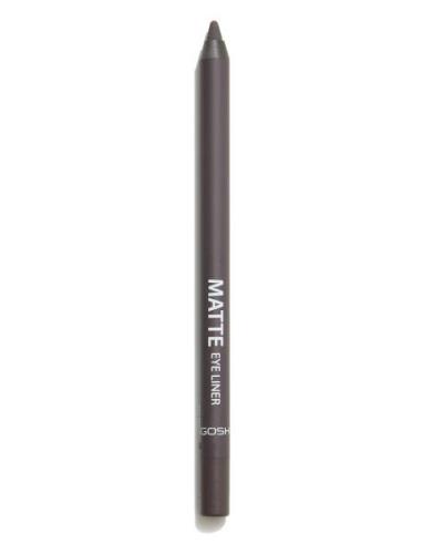 Gosh Matte Eye Liner Eyeliner Sminke Brown GOSH COPENHAGEN