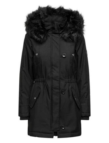 Onliris Fur Winter Parka Life Cc Otw Outerwear Parka Coats Black ONLY