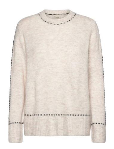 Frelise Pu 1 Tops Knitwear Jumpers Cream Fransa