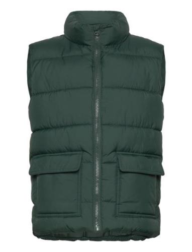 Quilted Gilet Fôret Vest Green Mango