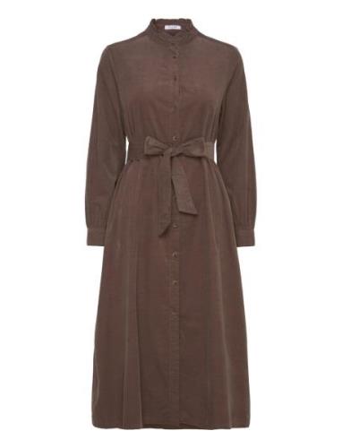 Cwdita - Dress Knelang Kjole Brown Claire Woman