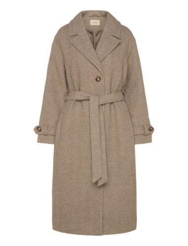 Frmalika Ja 2 Outerwear Coats Winter Coats Beige Fransa