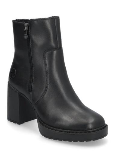 Y4155-01 Shoes Boots Ankle Boots Ankle Boots With Heel Black Rieker